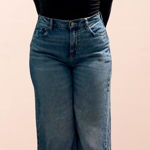 American Eagle High-Rise Wide Leg Jeans Women’s Size 10 (US)